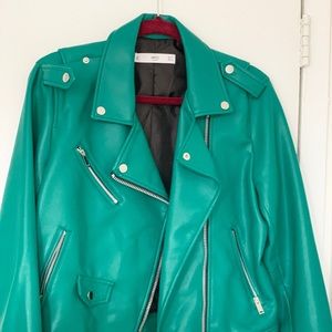 Green Leather Jacket